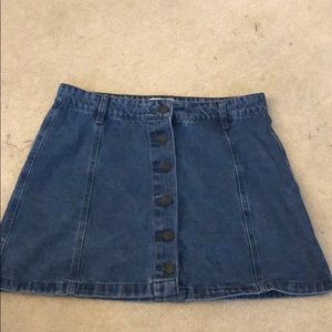 jean skirt